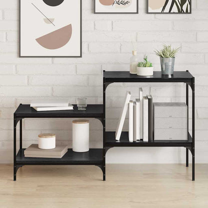 Bookshelf Board 4 pcs Black 60 x 40 x 1.5 cm Engineered Wood
