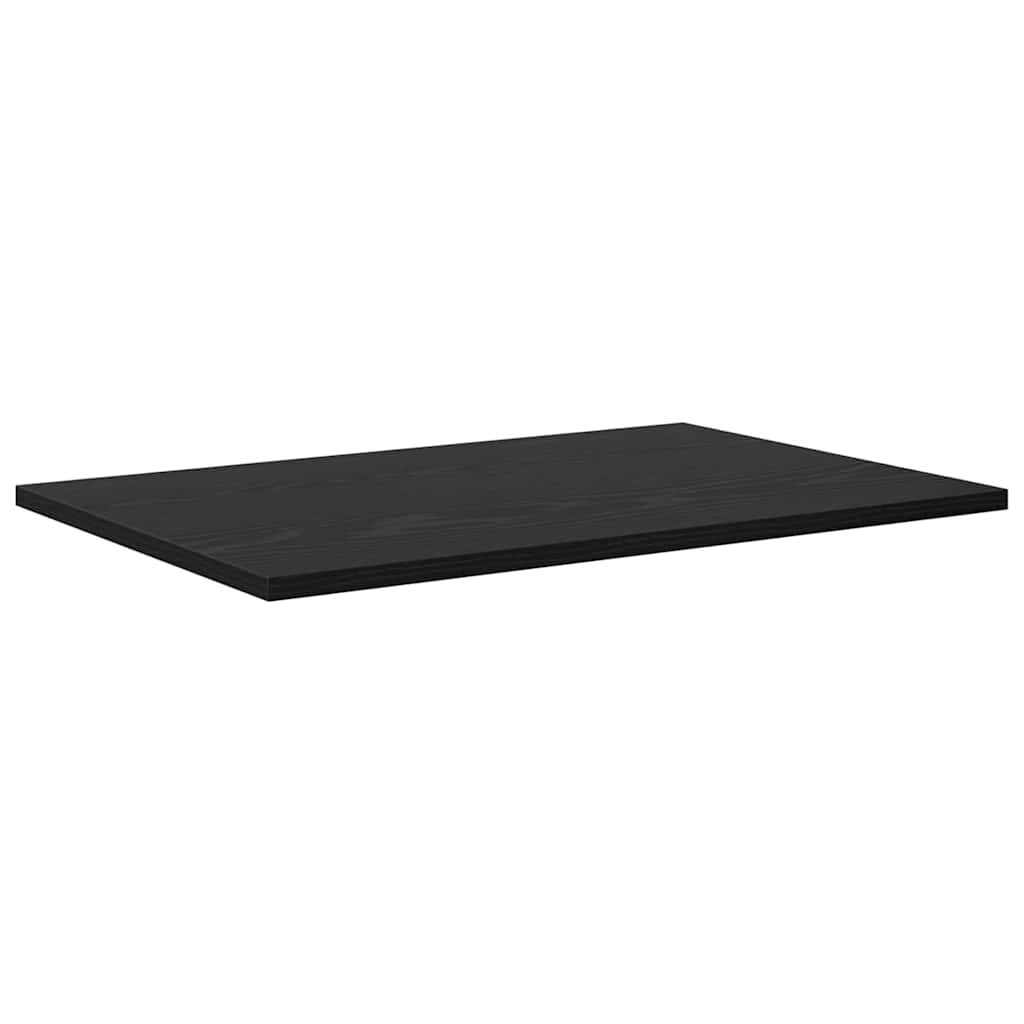 Bookshelf Board 4 pcs Black 60 x 40 x 1.5 cm Engineered Wood