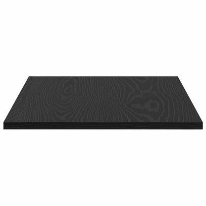 Bookshelf Board 4 pcs Black 60 x 40 x 1.5 cm Engineered Wood