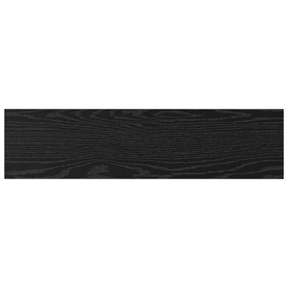 Bookshelf Board 4 pcs Black 80 x 20 x 1.5 cm Engineered Wood