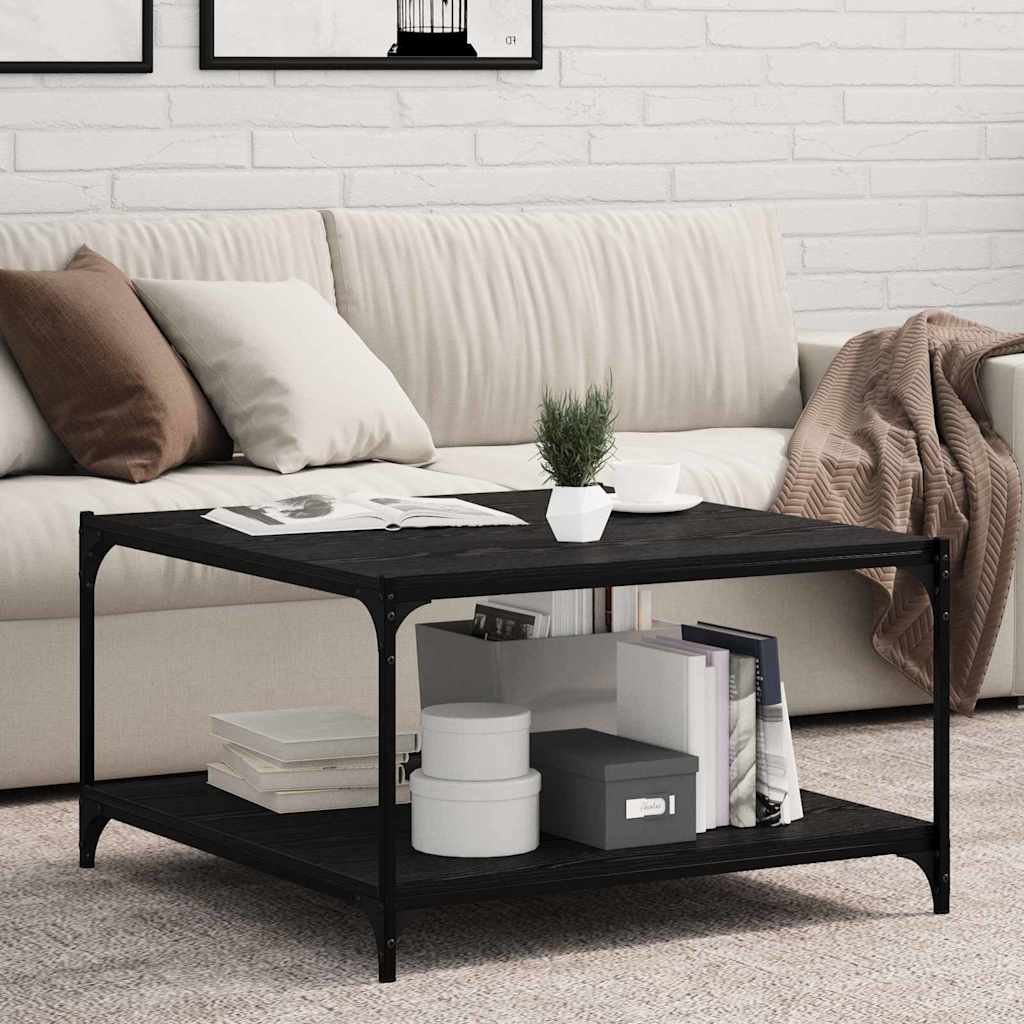 Bookshelf Board 4 pcs Black 80 x 40 x 1.5 cm Engineered Wood