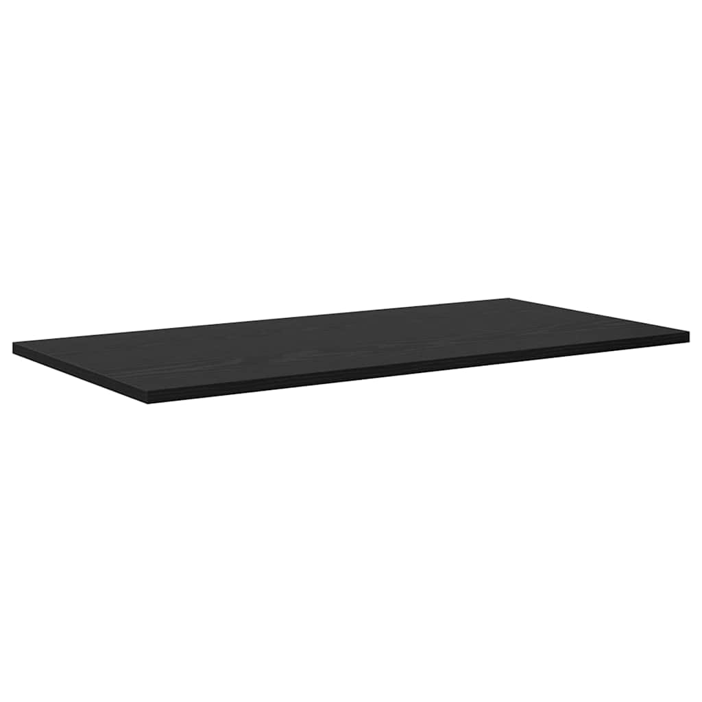 Bookshelf Board 4 pcs Black 80 x 40 x 1.5 cm Engineered Wood