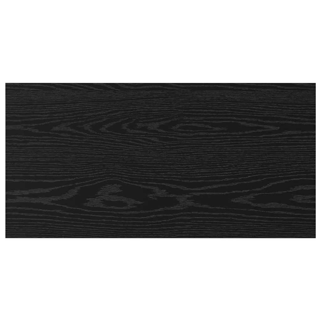 Bookshelf Board 4 pcs Black 80 x 40 x 1.5 cm Engineered Wood