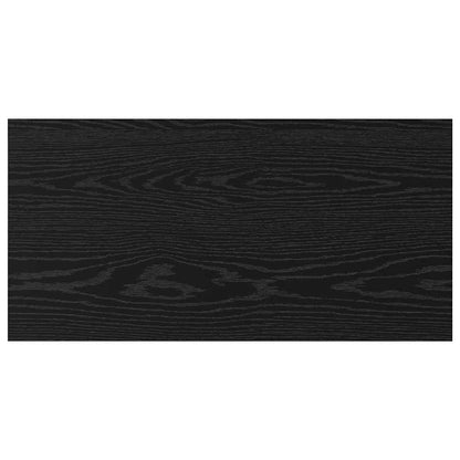 Bookshelf Board 4 pcs Black 80 x 40 x 1.5 cm Engineered Wood