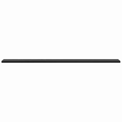 Bookshelf Board 4 pcs Black 100 x 10 x 1.5 cm Engineered Wood
