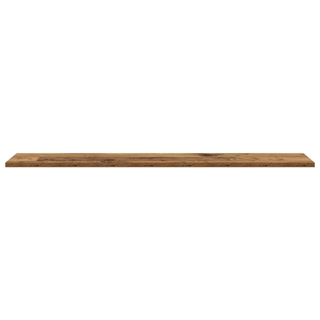Bookshelf Board 4 pcs Brown 100 x 20 x 1.5 cm Engineered Wood