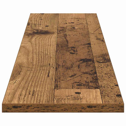 Bookshelf Board 4 pcs Brown 100 x 20 x 1.5 cm Engineered Wood