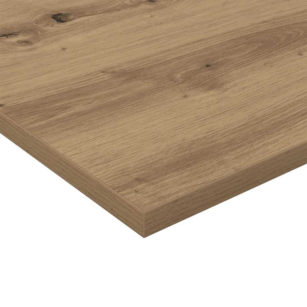 Bookshelf Board 4 pcs Brown 100 x 20 x 1.5 cm Engineered Wood