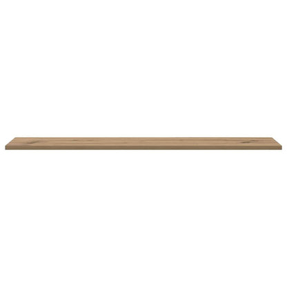 Bookshelf Board 4 pcs Brown 100 x 20 x 1.5 cm Engineered Wood