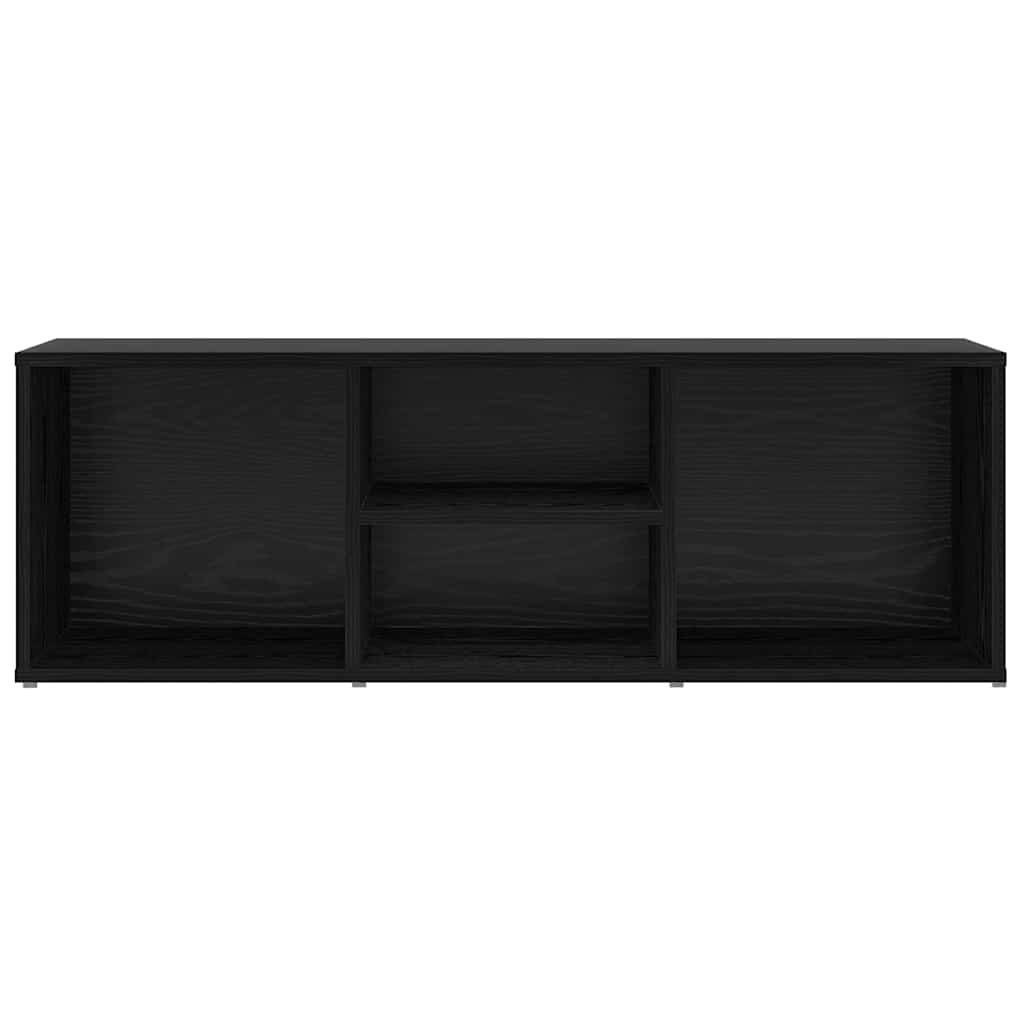 Shoe Bench 102 x 35 x 35 cm Engineered Wood Black Oak