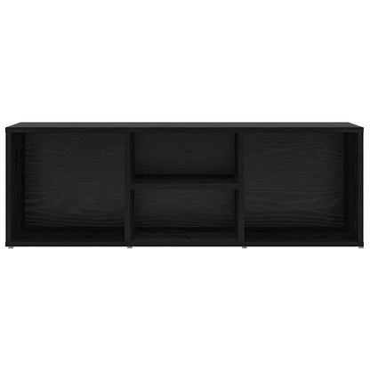 Shoe Bench 102 x 35 x 35 cm Engineered Wood Black Oak