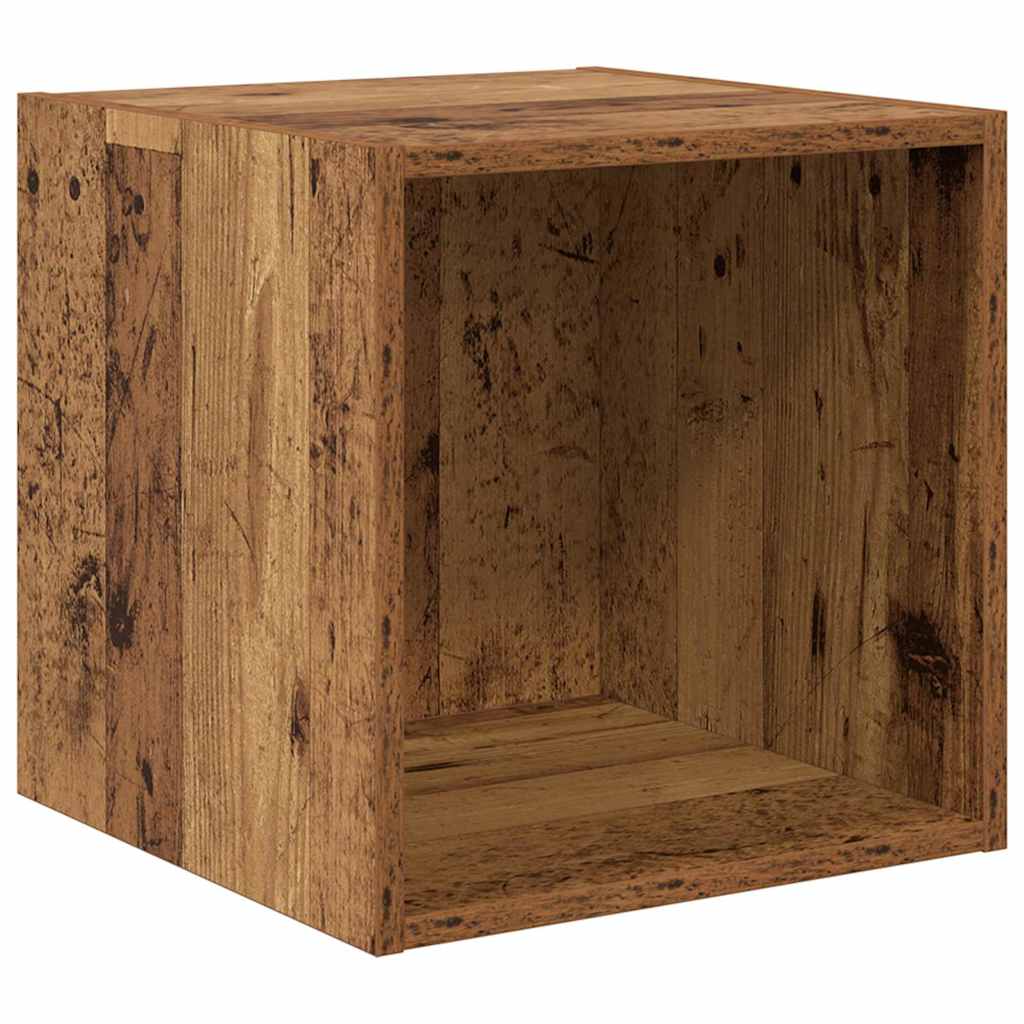 Wall Cabinet Old Wood 37 x 37 x 37 cm Engineered Wood