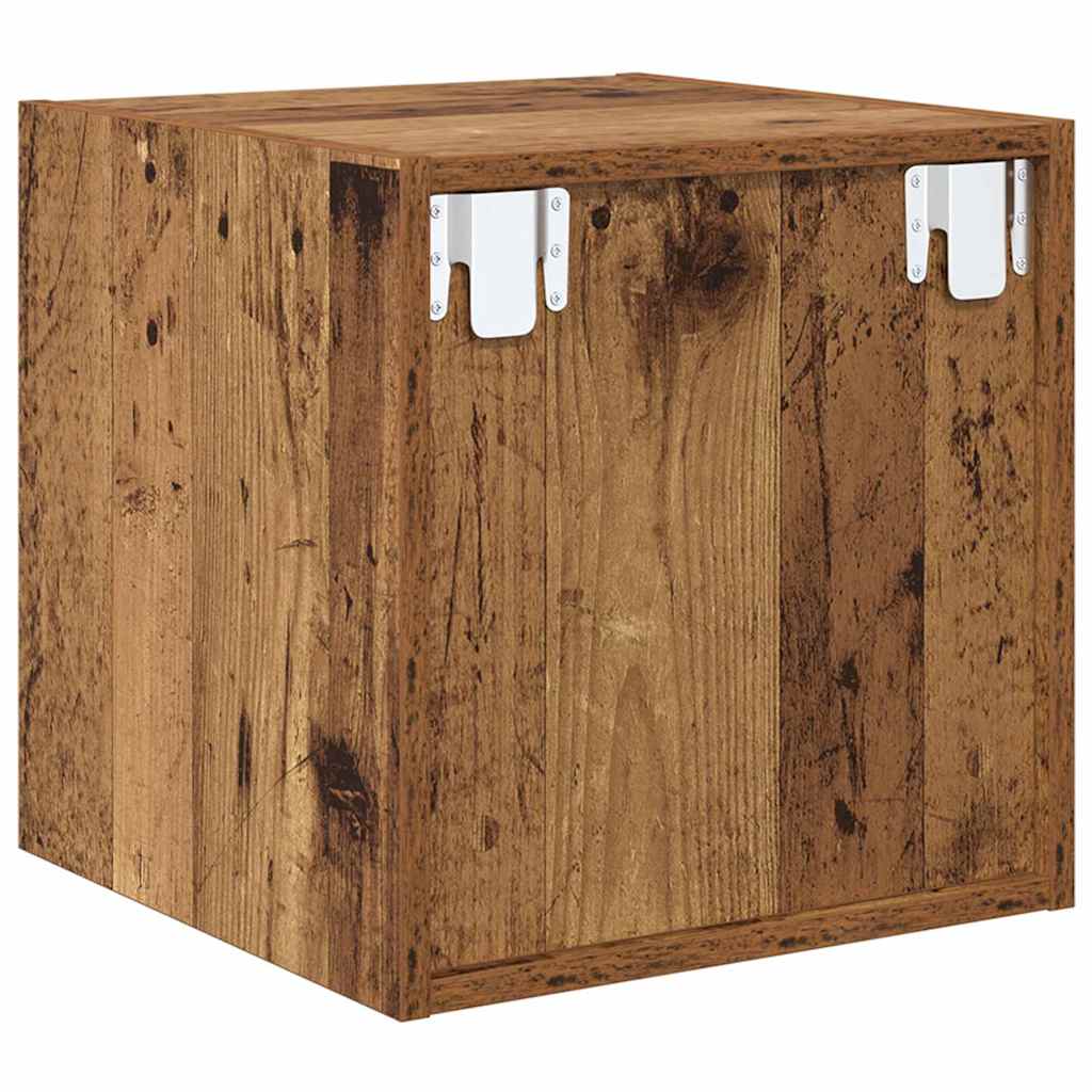 Wall Cabinet Old Wood 37 x 37 x 37 cm Engineered Wood