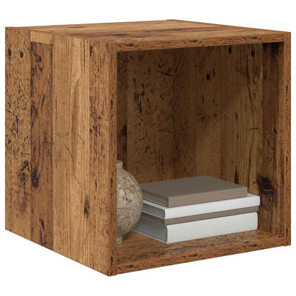 Wall Cabinet Old Wood 37 x 37 x 37 cm Engineered Wood