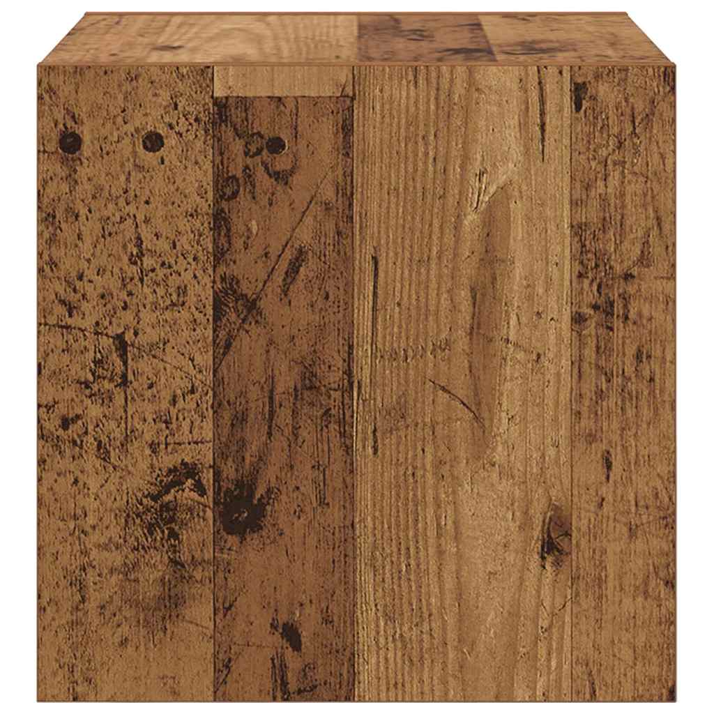 Wall Cabinet Old Wood 37 x 37 x 37 cm Engineered Wood