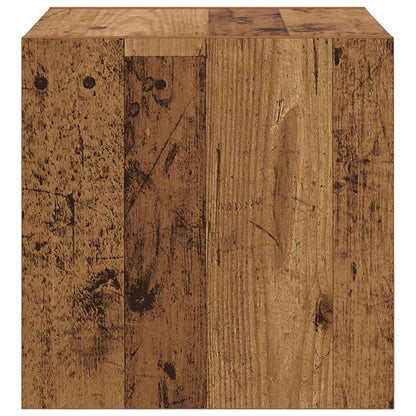 Wall Cabinet Old Wood 37 x 37 x 37 cm Engineered Wood