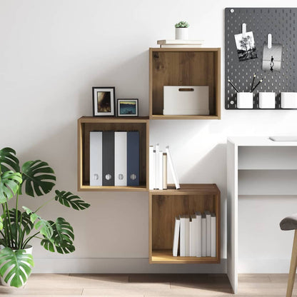 Wall Cabinet Artisan Oak 37 x 37 x 37 cm Engineered Wood