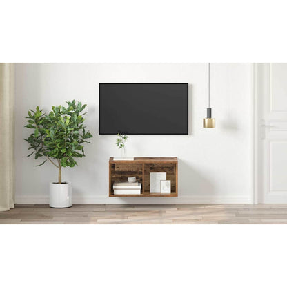 TV Cabinet Set Old Wood 37 x 37 x 72 cm Engineered Wood