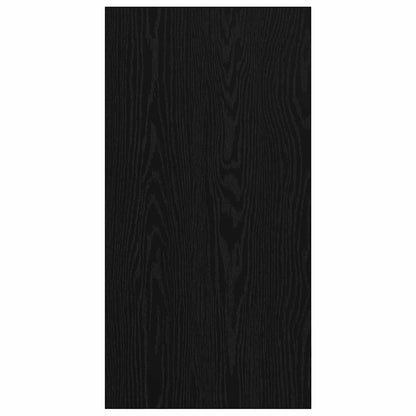 TV Cabinet Set Black Oak 37 x 37 x 72 cm Engineered Wood