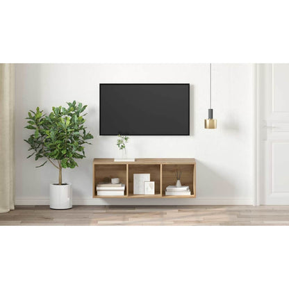 TV Cabinet Set Artisan Oak 37 x 37 x 107 cm Engineered Wood