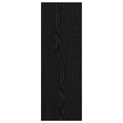 TV Cabinet Set Black Oak 37 x 37 x 107 cm Engineered Wood