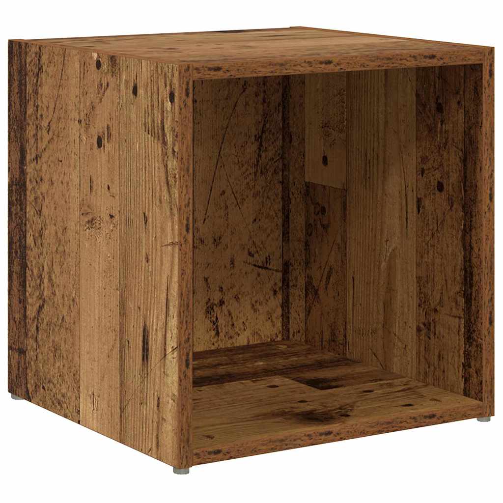 TV Cabinet Set 2 pcs Old Wood 37 x 35 x 37.5 cm Engineered Wood