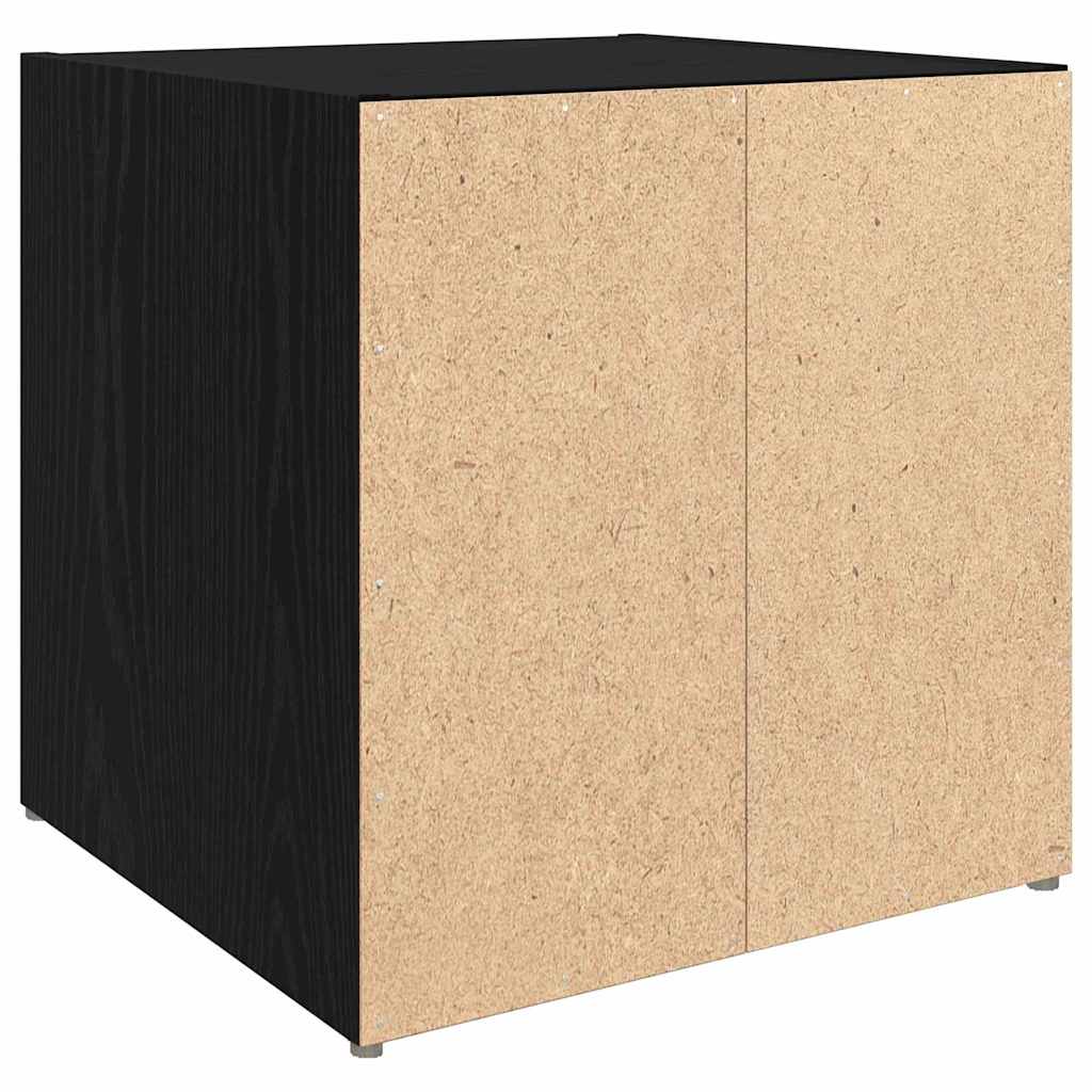TV Cabinet Set 2 pcs 37 x 35 x 37.5 cm Black Engineered Wood