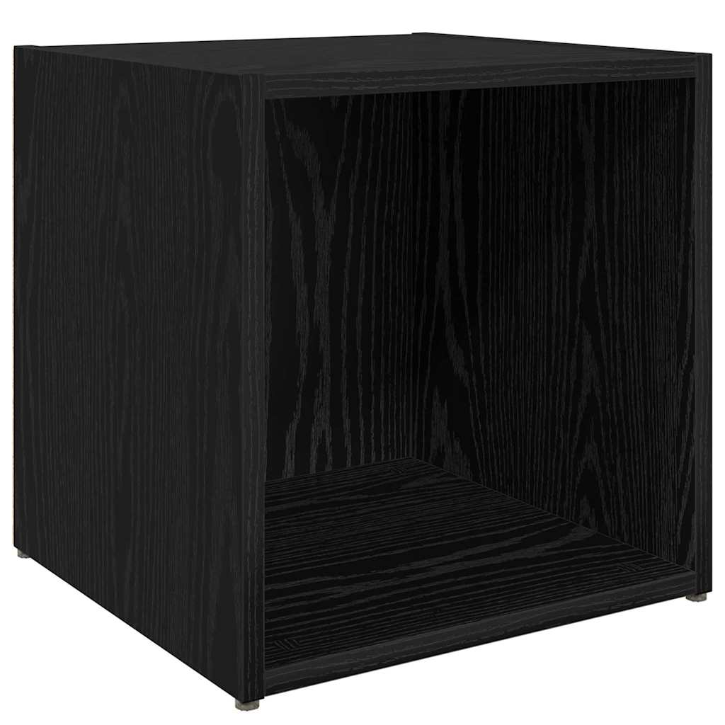 TV Cabinet Set 4 pcs Black 37 x 35 x 37.5 cm Engineered Wood