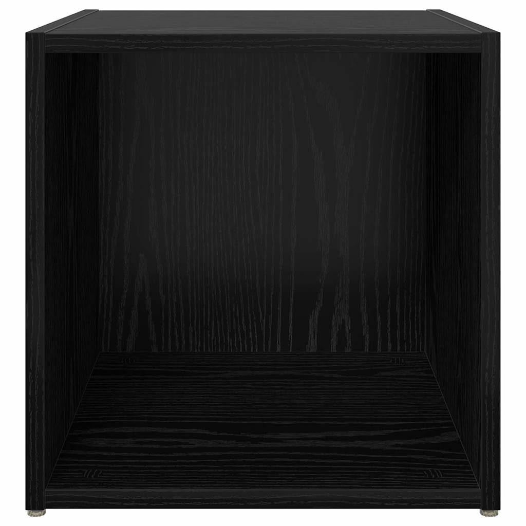 TV Cabinet Set 4 pcs Black 37 x 35 x 37.5 cm Engineered Wood