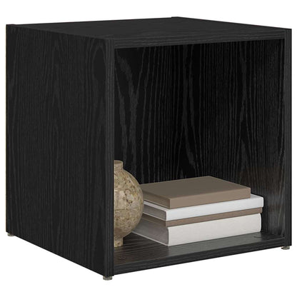 TV Cabinet Set 4 pcs Black 37 x 35 x 37.5 cm Engineered Wood