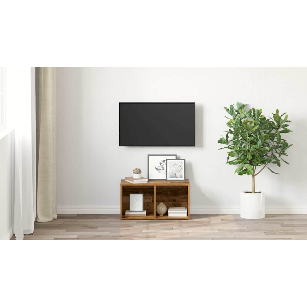 TV Cabinet Set Brown 72 x 35 x 37 cm Engineered Wood