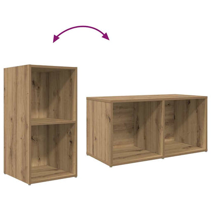 TV Cabinet Set Brown 72 x 35 x 37 cm Engineered Wood