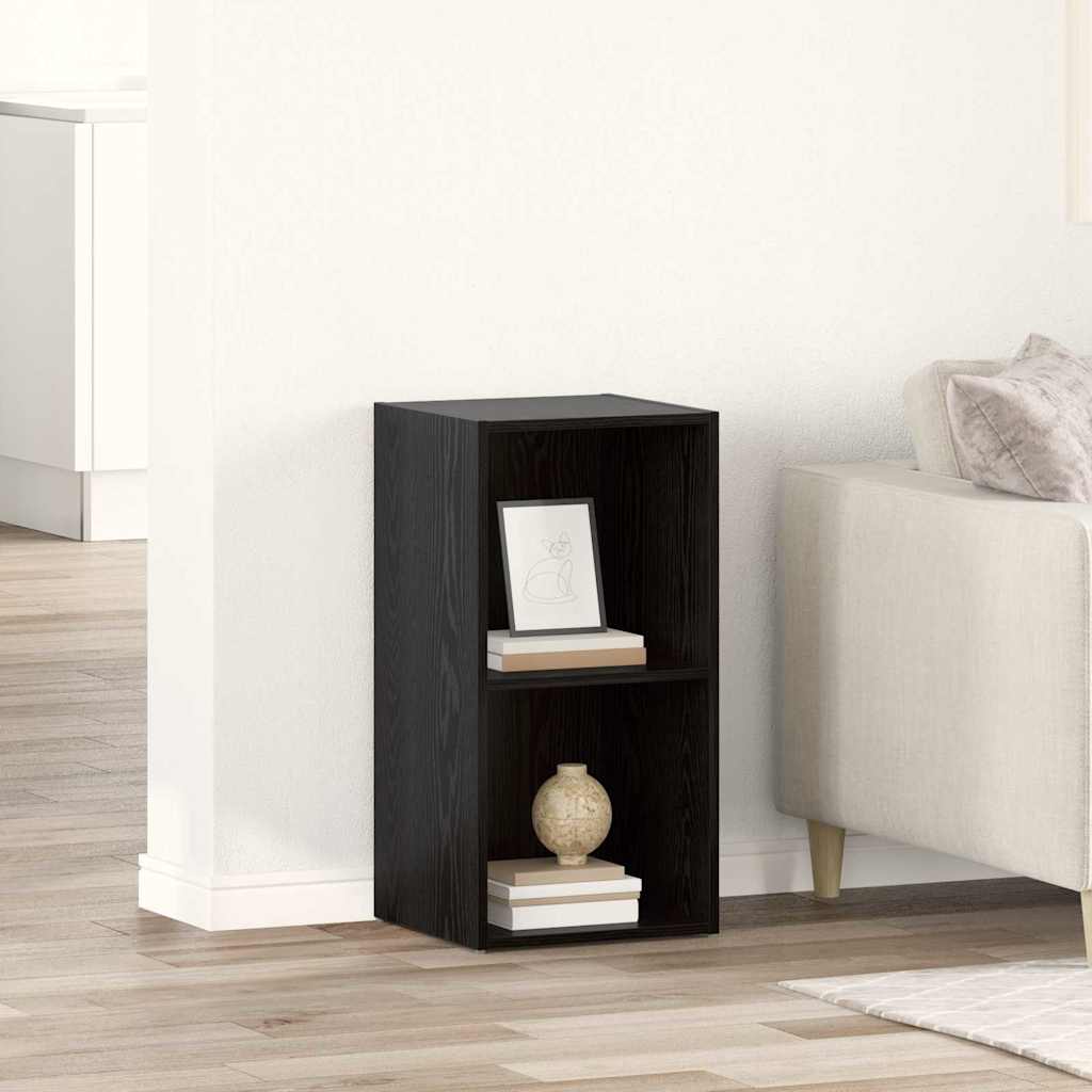 TV Cabinet Set 72 x 35 x 37 cm Black Engineered Wood