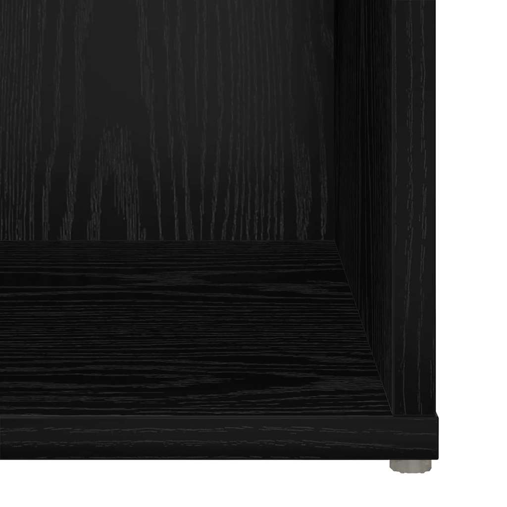TV Cabinet Set Black 72 x 35 x 37 cm Engineered Wood