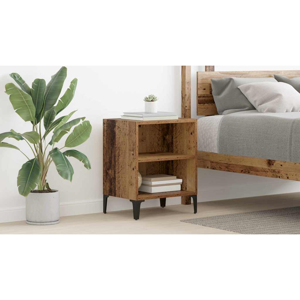 Bedside Cabinet Old Wood 40 x 30 x 50 cm Engineered Wood