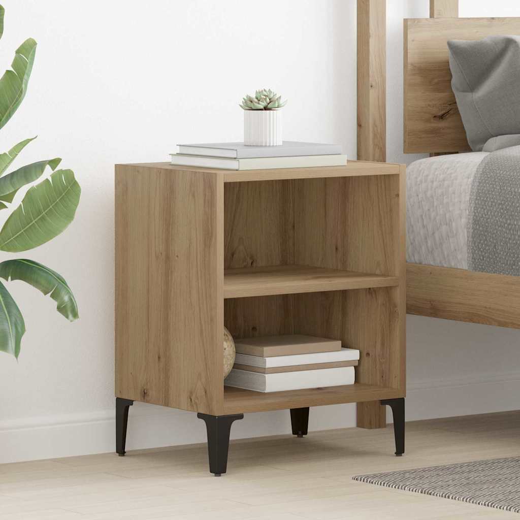 Bedside Cabinet 2 pcs Artisan Oak 40 x 30 x 50 cm
