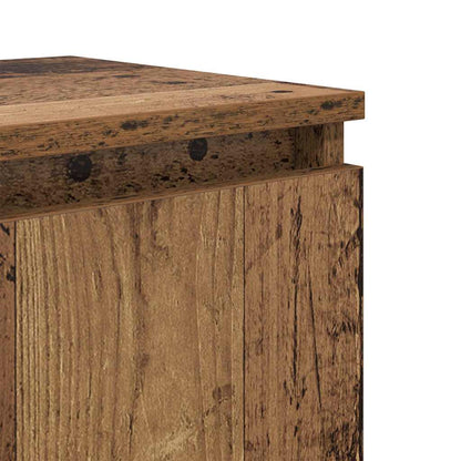 Bedside Cabinet Old Wood 40 x 30 x 50 cm Engineered Wood