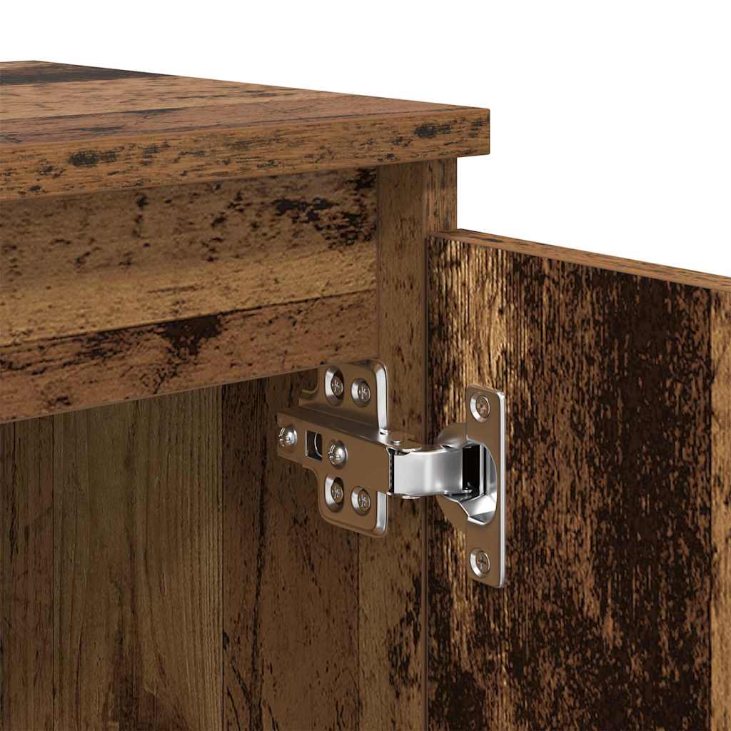 Bedside Cabinet Old Wood 40 x 30 x 50 cm Engineered Wood