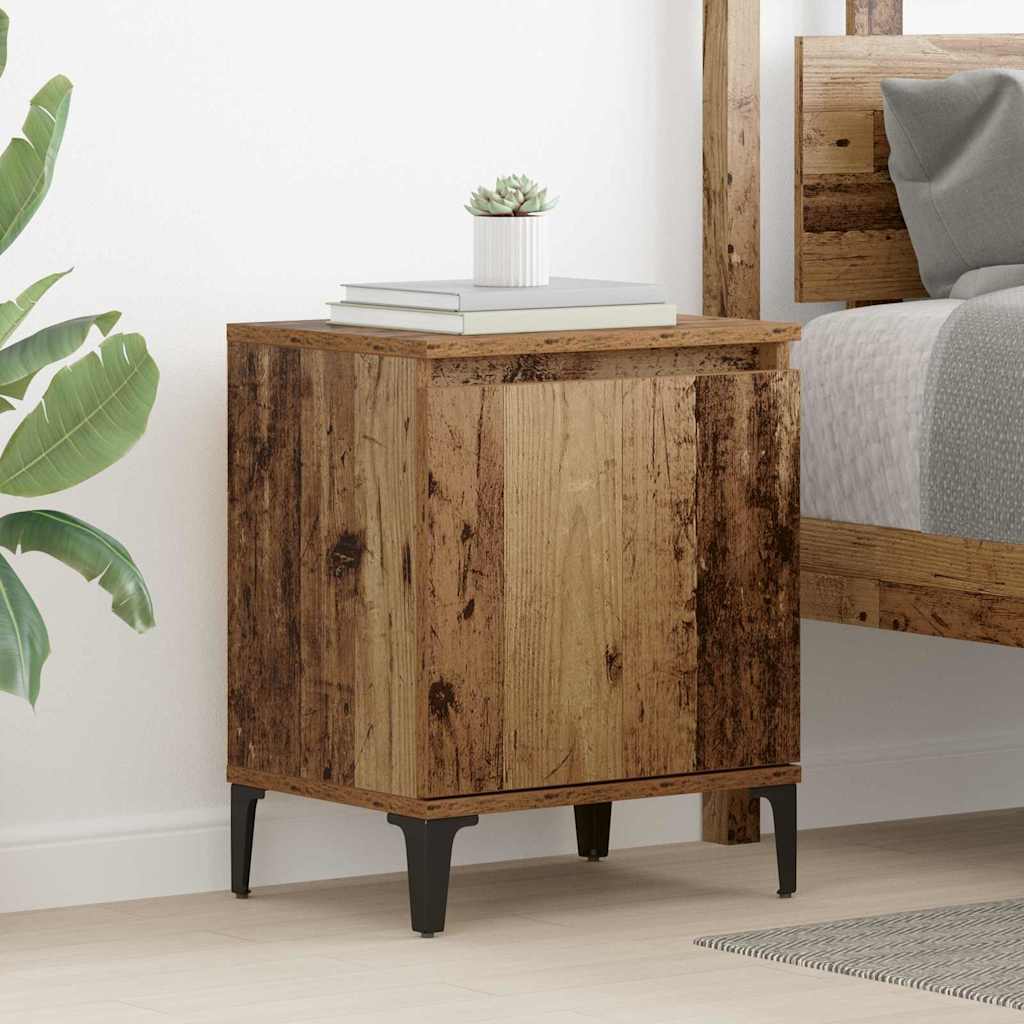 Bedside Cabinet Old Wood 40 x 30 x 50 cm Engineered Wood