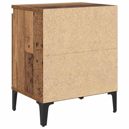 Bedside Cabinet Old Wood 40 x 30 x 50 cm Engineered Wood