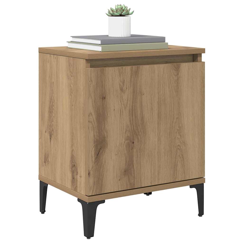 Bedside Cabinet Artisan Oak 40 x 30 x 50 cm Engineered Wood