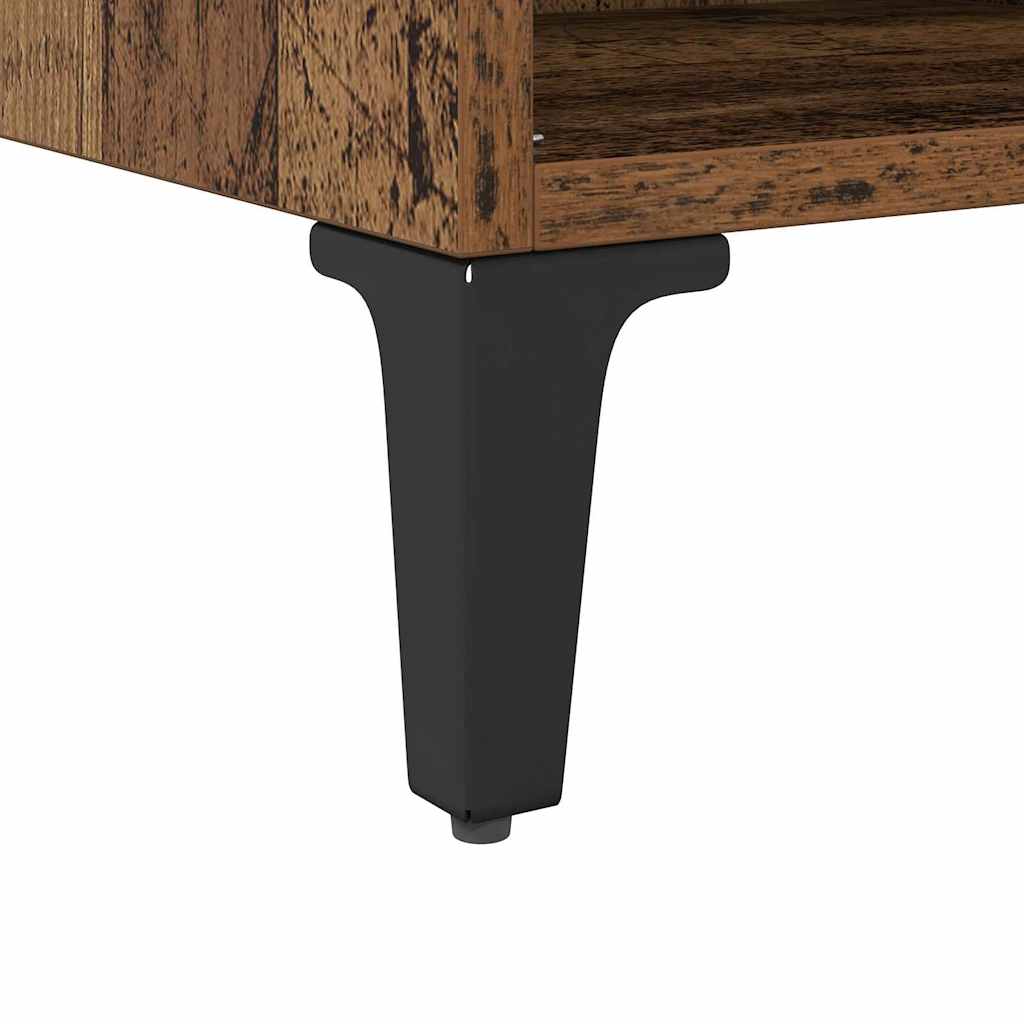 TV Cabinet Set Wall-mounted Brown Engineered Wood