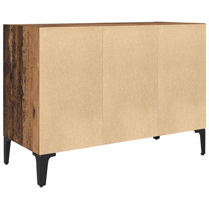 TV Cabinet Set Wall-mounted Brown Engineered Wood