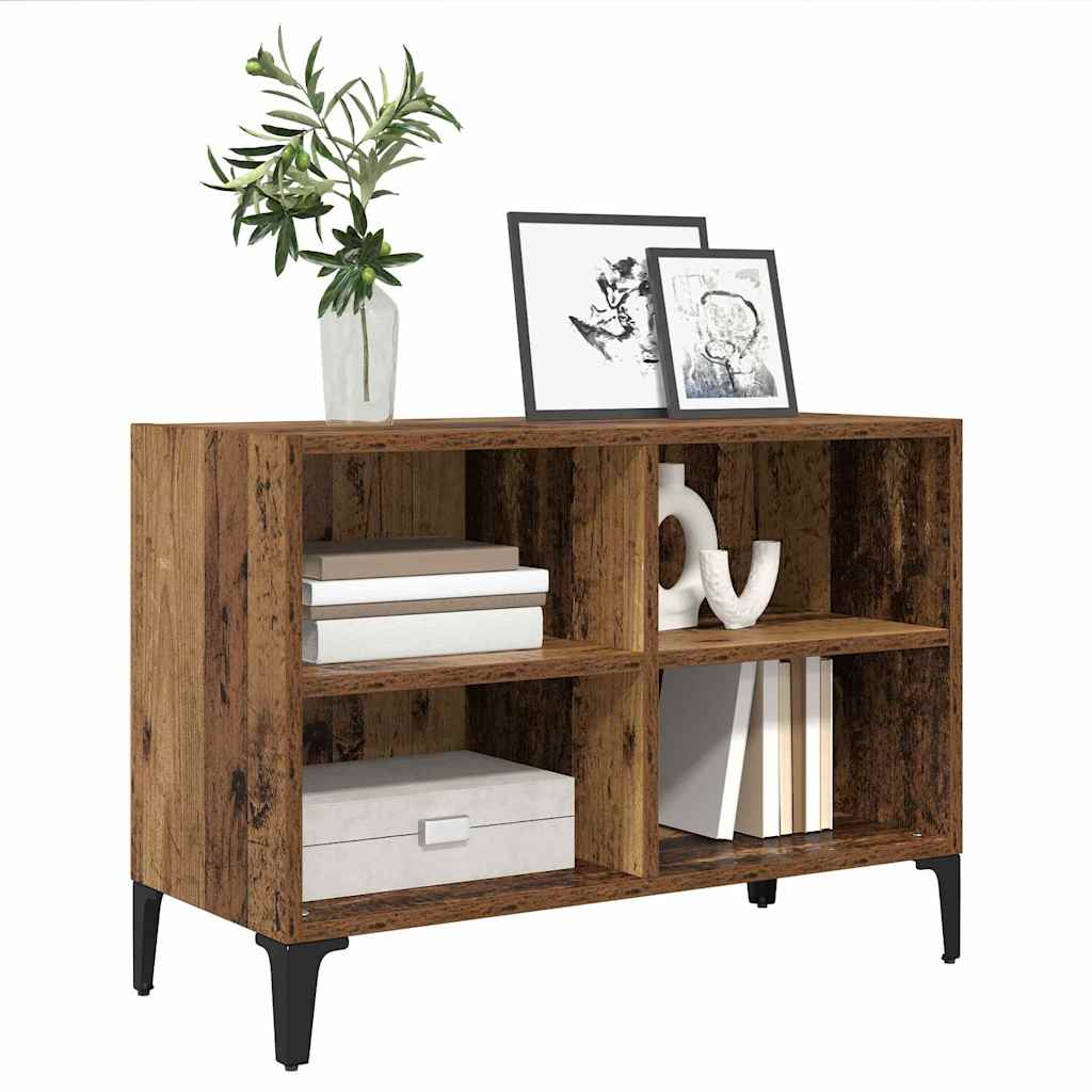 TV Cabinet Set Wall-mounted Brown Engineered Wood
