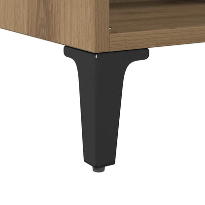 TV Cabinet Set Wall-mounted Brown Engineered Wood