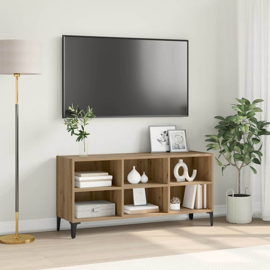 TV Cabinet Set Brown 103.5 x 30 x 50 cm Engineered Wood