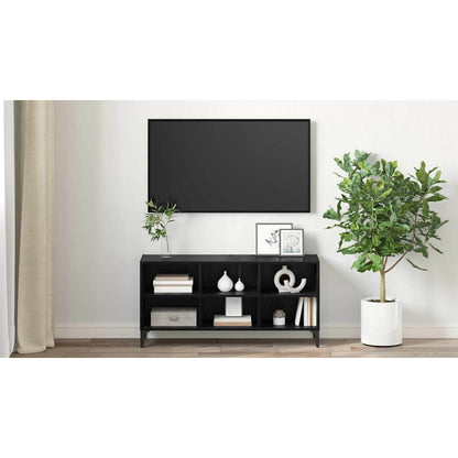 TV Cabinet Set Black 103.5 x 30 x 50 cm Engineered Wood