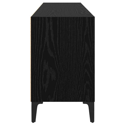 TV Cabinet Set Black 103.5 x 30 x 50 cm Engineered Wood