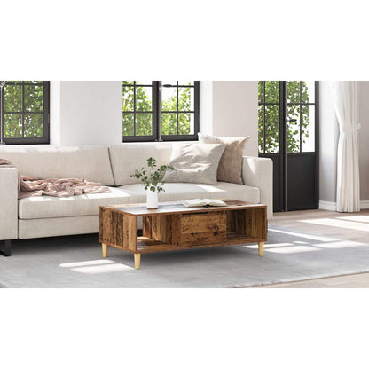 Coffee Table Old Wood 102 x 55 x 35 cm Engineered Wood