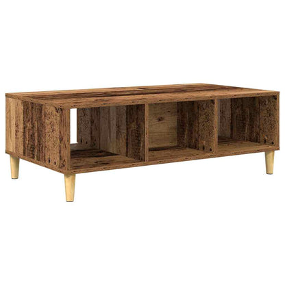 Coffee Table Old Wood 102 x 55 x 35 cm Engineered Wood